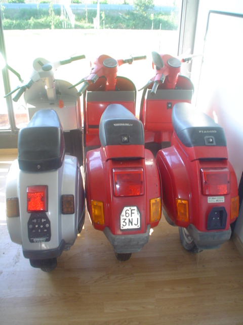 Serie di vespe piaggio 50cc funzionanti